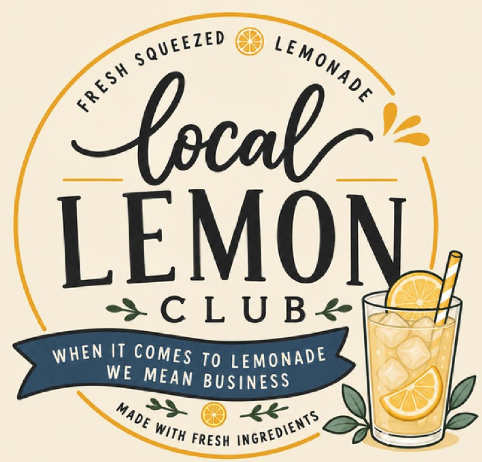 Local Lemon Club at a community market